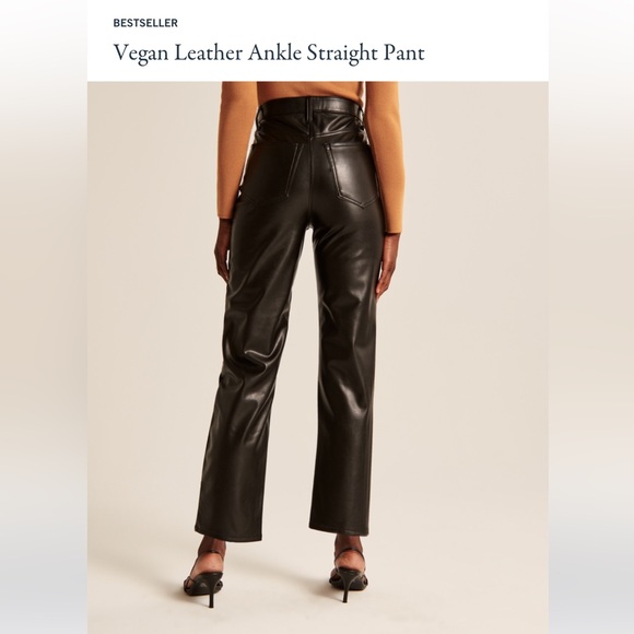 Abercrombie vegan leather pants - Size 25 - Picture 2 of 6